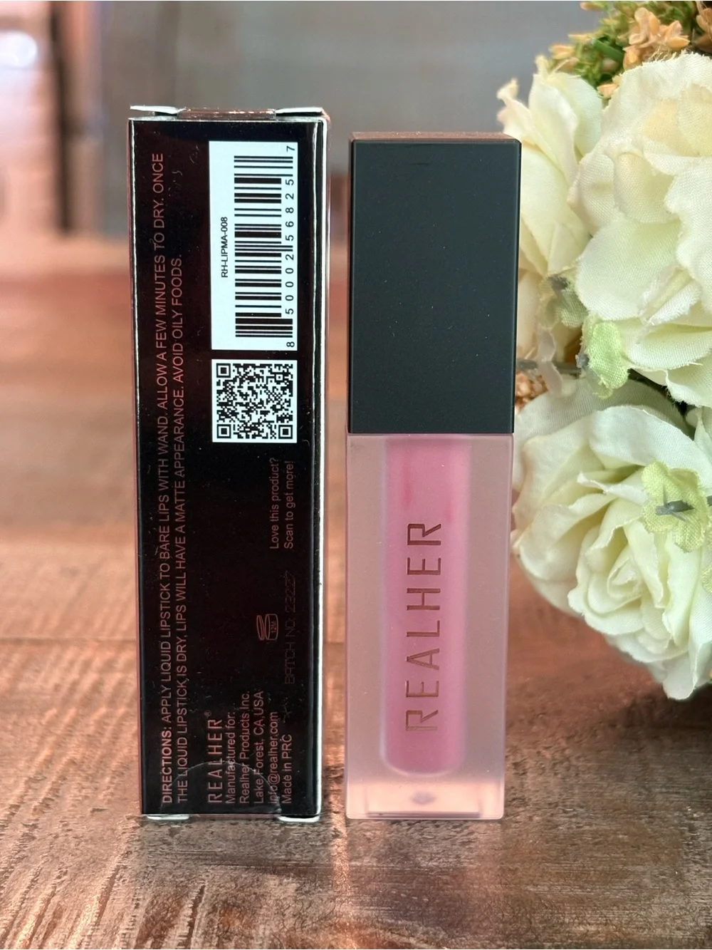 New REALHER Matte LIQUID LIPSTICK in I DECIDE MY DESTINY {Mauve}